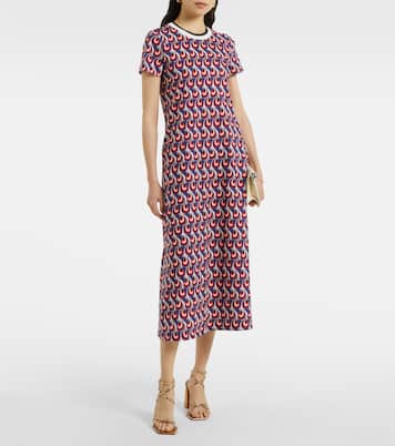 Abito midi Swing Sporty in jersey | La DoubleJ