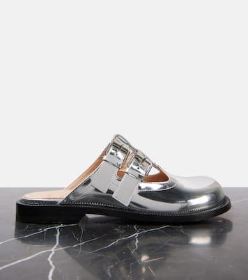 Ballerine Mary Jane Campo in pelle metallizzata | Loewe