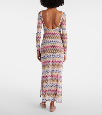 Abito lungo in crochet con lamé | Missoni