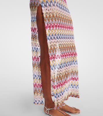 Abito lungo in crochet con lamé | Missoni