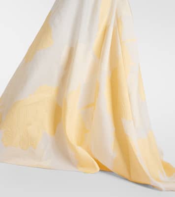 First Delivery strapless gown | Monique Lhuillier