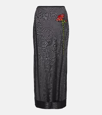 Verzierter Bleistiftrock aus Mesh | Simone Rocha