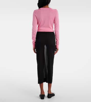 Verzierter Bleistiftrock aus Mesh | Simone Rocha