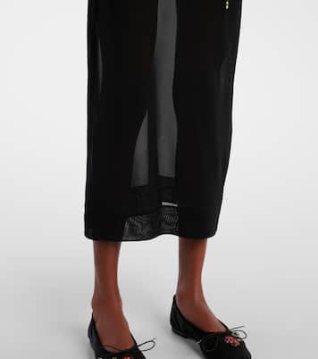 Verzierter Bleistiftrock aus Mesh | Simone Rocha
