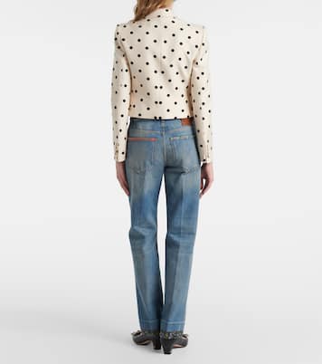 Cropped-Blazer aus Seide | Valentino