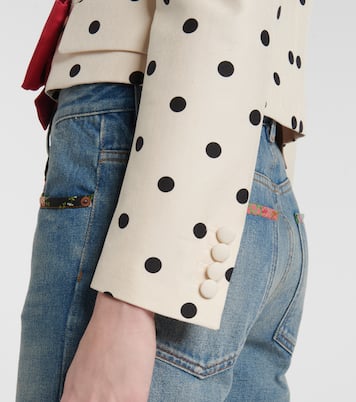 Cropped-Blazer aus Seide | Valentino