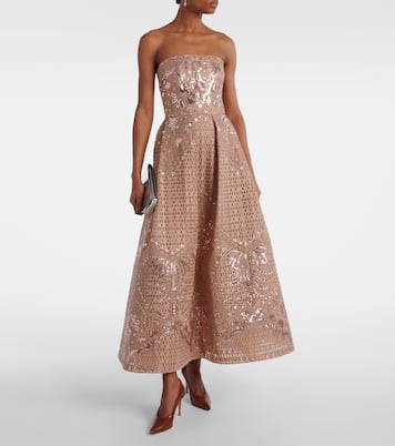 Robe longue brodée | Elie Saab