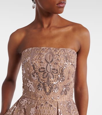 Robe longue brodée | Elie Saab