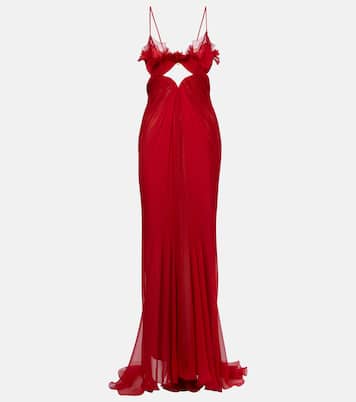 Ariadne cutout lace-trimmed gown | Maria Lucia Hohan