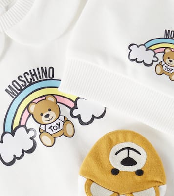 Bébé – Set grenouillère, body et bonnet | Moschino Kids