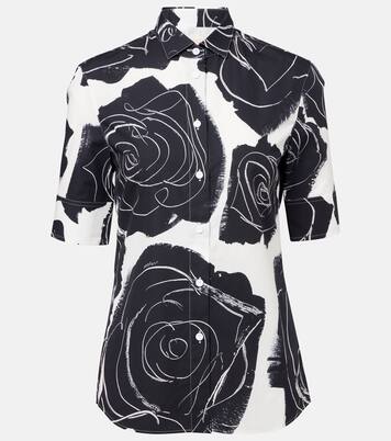 Camicia in popeline di cotone con stampa | Marni