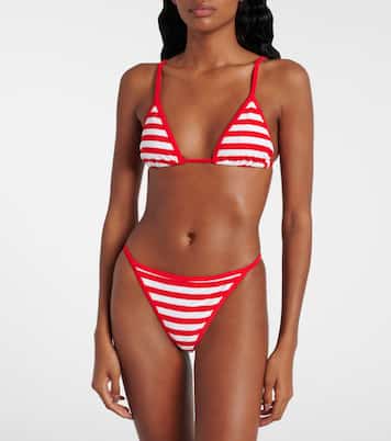 Slip bikini Bare Minimum a righe  | Jade Swim
