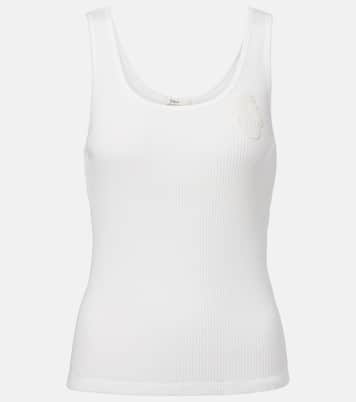 Top en coton à logo | Chloé