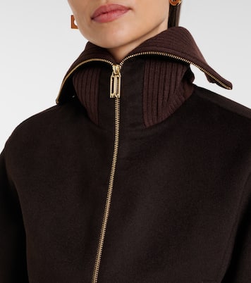 Wool and cashmere bomber jacket | Victoria Beckham