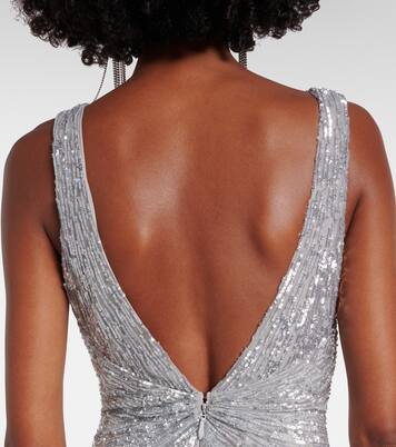 Sequined tulle gown | Monique Lhuillier