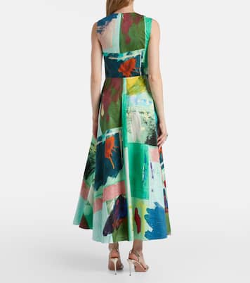 Nura bow-detail cotton cocktail dress | Roksanda