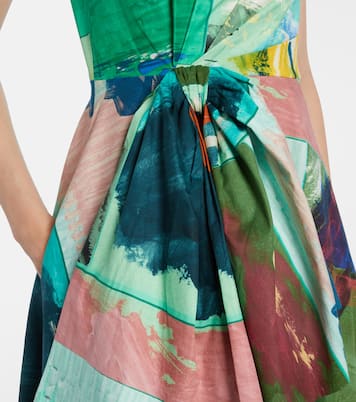 Nura bow-detail cotton cocktail dress | Roksanda