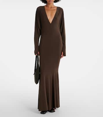 Draped jersey gown | Norma Kamali
