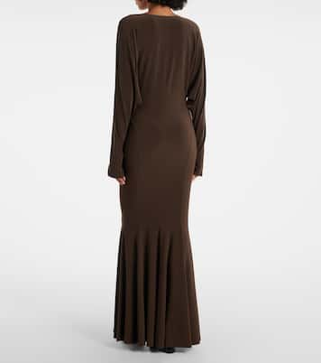 Draped jersey gown | Norma Kamali