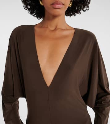 Draped jersey gown | Norma Kamali