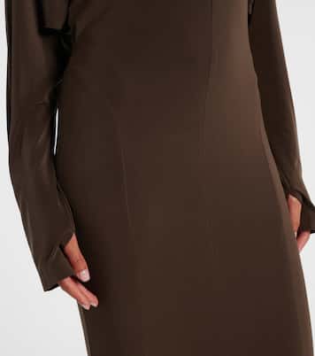 Draped jersey gown | Norma Kamali