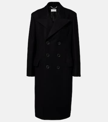 Double-breasted virgin wool coat  | Maison Margiela