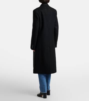 Double-breasted virgin wool coat  | Maison Margiela