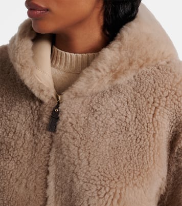Giacca Sole in shearling con cappuccio | 'S Max Mara