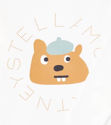T-shirt en coton imprimé à logo | Stella McCartney Kids