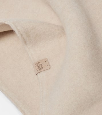 Knitted wool and cashmere hood | Brunello Cucinelli