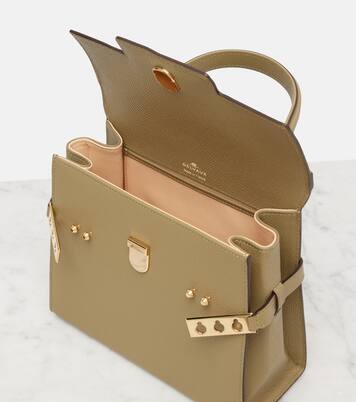 Tempête PM leather tote bag | Delvaux