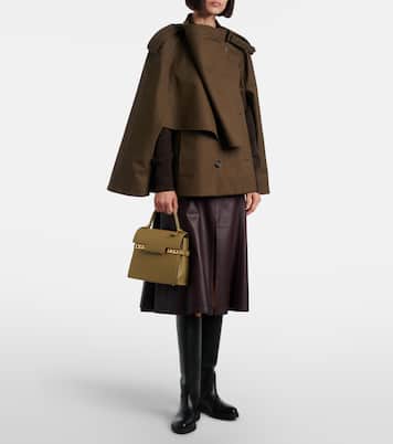Tempête PM leather tote bag | Delvaux