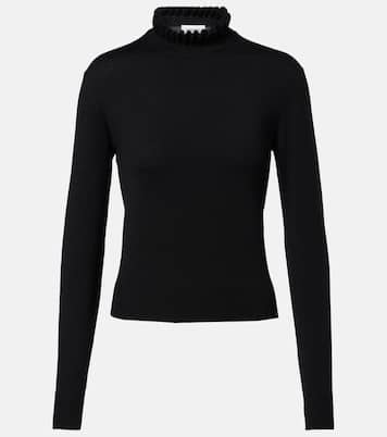 Jersey en mezcla de lana festoneado | McQueen