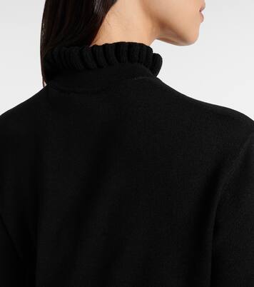 Jersey en mezcla de lana festoneado | McQueen