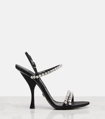 Crystal-embellished sandals | Dolce&Gabbana