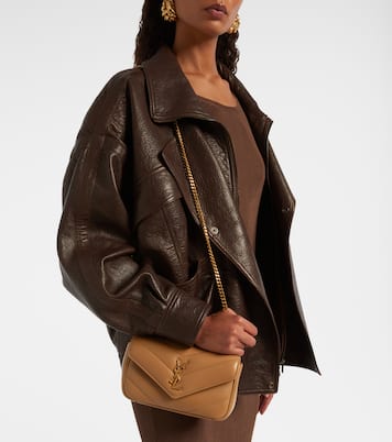 Sac à bandoulière Lou Lou Mini en cuir | Saint Laurent