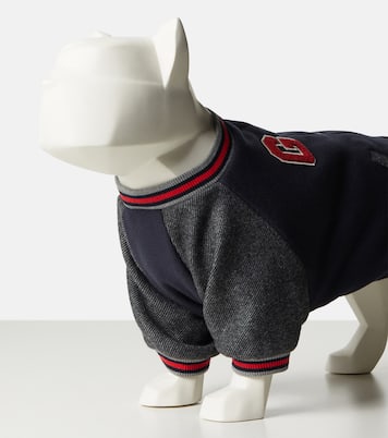 Cappotto per cani in lana con ricamo | Gucci