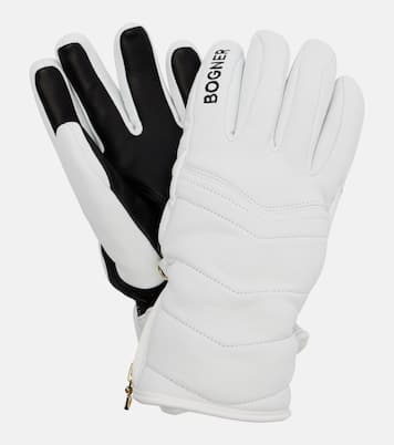 Dana quilted leather ski gloves | Bogner