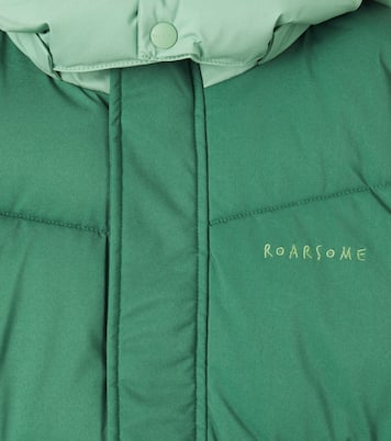 Colorblocked puffer jacket | Roarsome