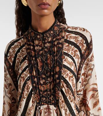 Floral lace-trimmed minidress | Farm Rio