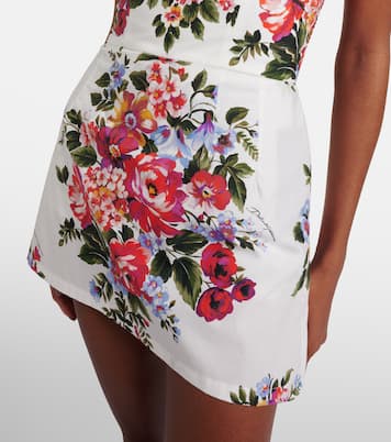 Floral cotton minidress | Dolce&Gabbana