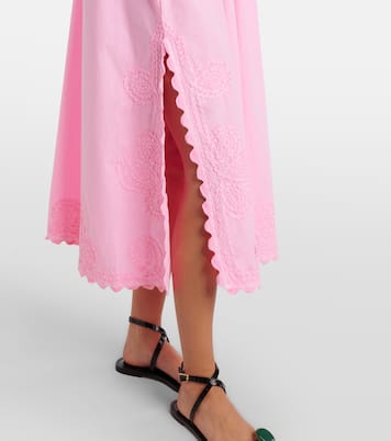 Cotton poplin midi dress | Juliet Dunn