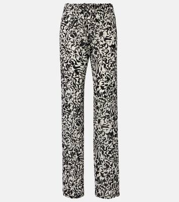 Printed straight pants | Dries Van Noten