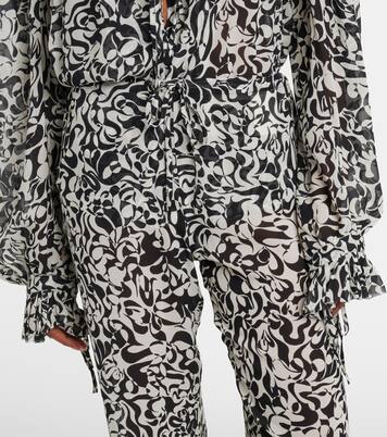 Printed straight pants | Dries Van Noten