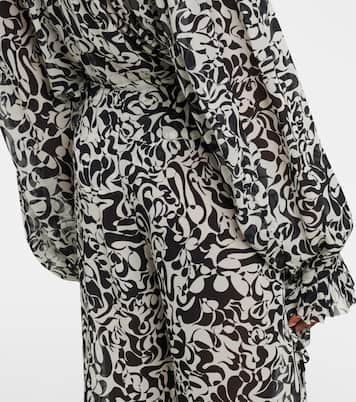 Printed straight pants | Dries Van Noten