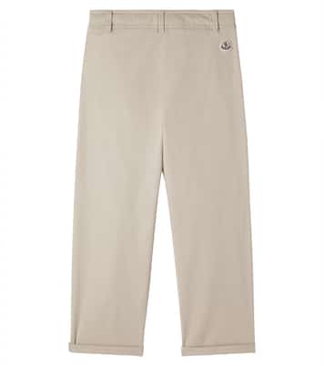 Cotton-blend gabardine pants | Moncler Enfant