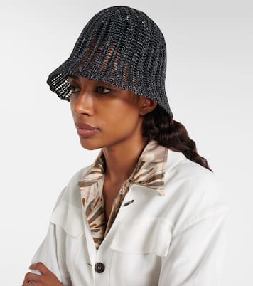 Woven bucket hat | Brunello Cucinelli