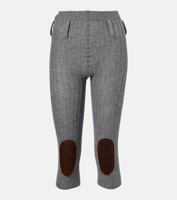 Wool and cashmere capri pants | Prada