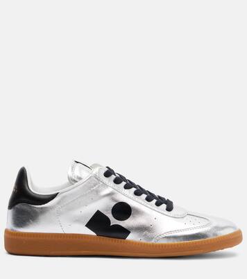Kaycee metallic leather sneakers | Isabel Marant