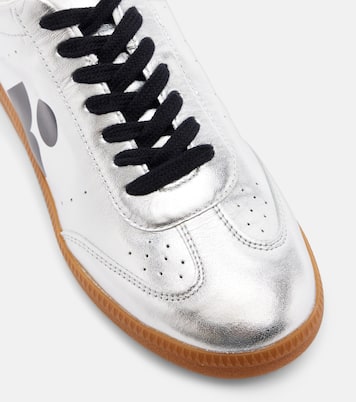 Kaycee metallic leather sneakers | Isabel Marant